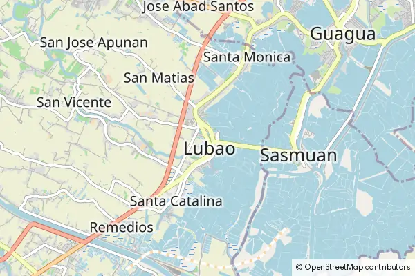 Mapa Lubao