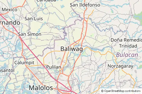 Mapa Baliuag