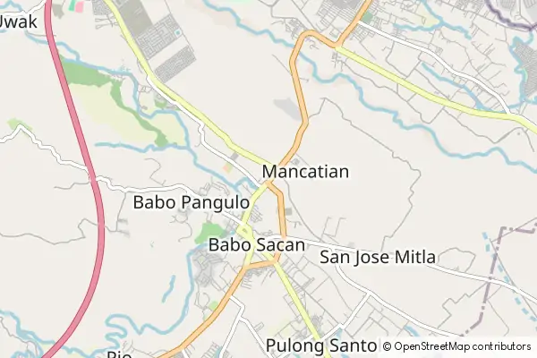 Mapa Porac