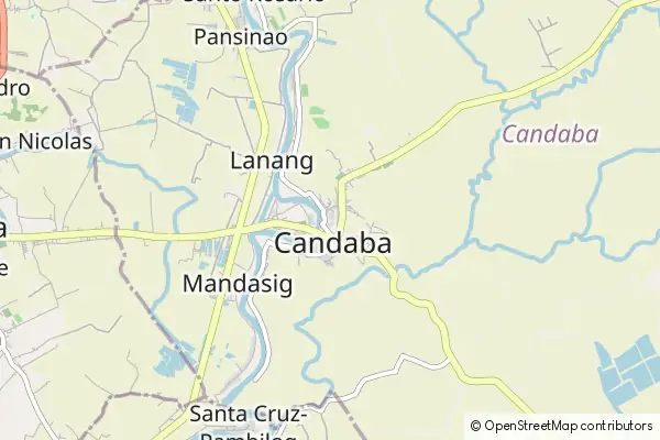 Mapa Candaba