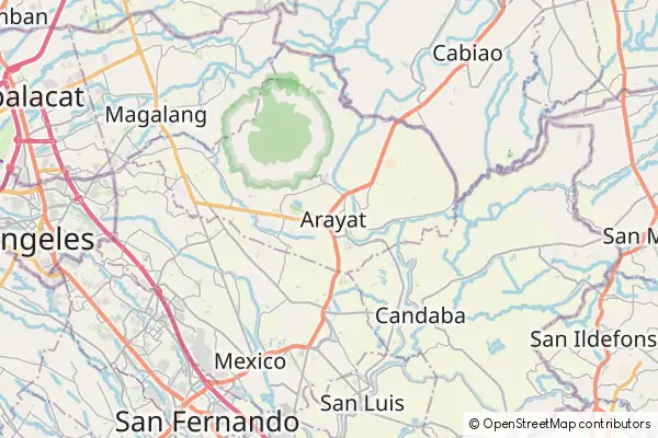 Mapa Arayat