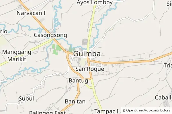 Mapa Guimba