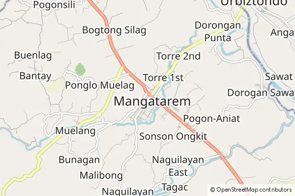 Mapa Mangatarem