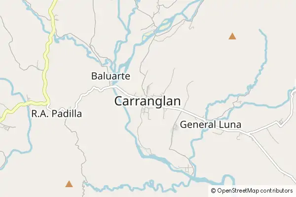 Mapa Carranglan