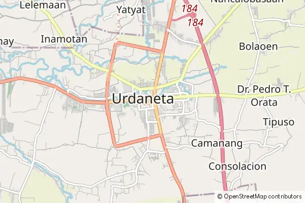 Mapa Urdaneta City