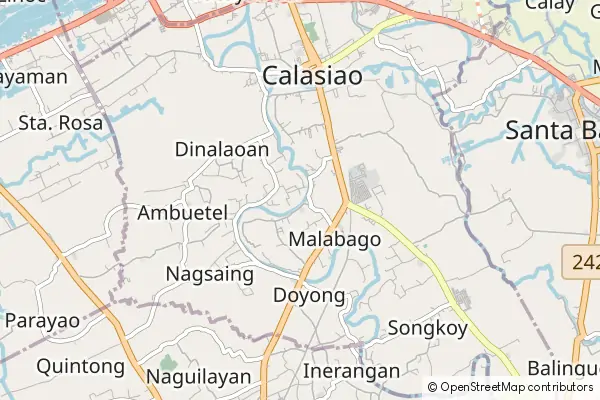 Mapa Calasiao