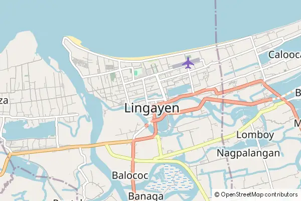 Mapa Lingayen