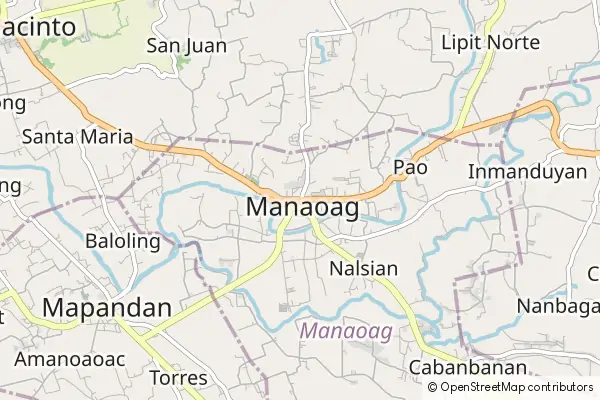 Mapa Manaoag