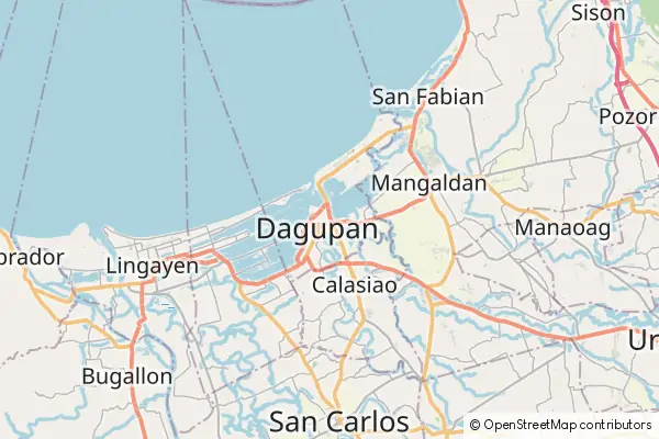 Mapa Dagupan