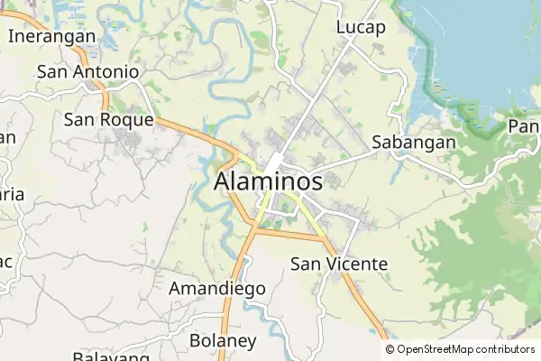 Mapa Alaminos City