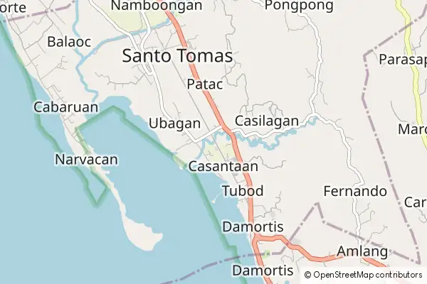 Mapa Santo Tomas