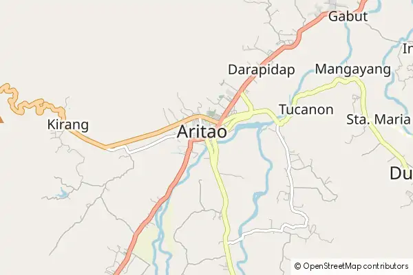 Mapa Aritao