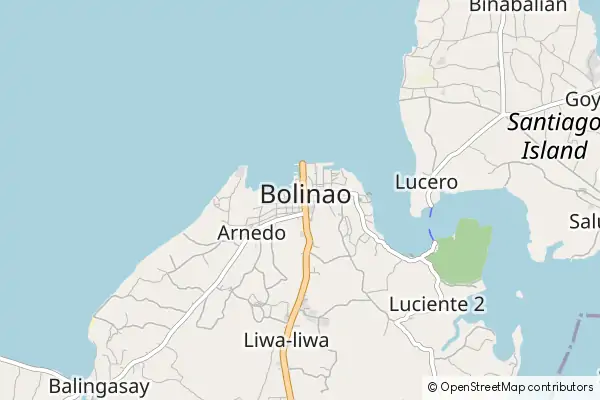 Mapa Bolinao