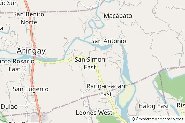 Mapa Aringay