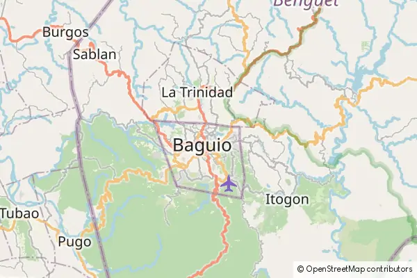 Mapa Baguio