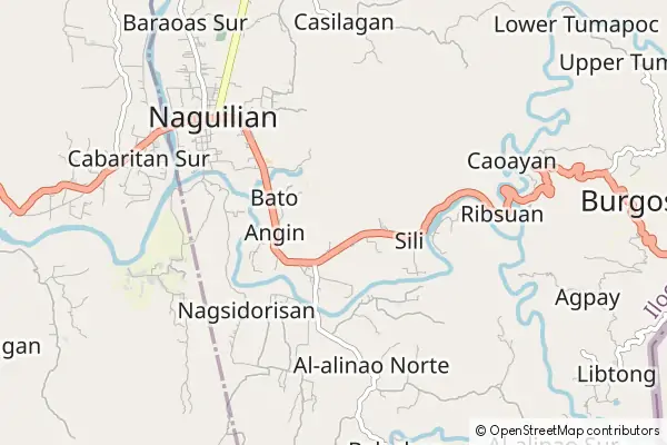 Mapa Naguilian