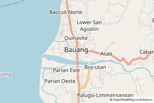 Mapa Bauang