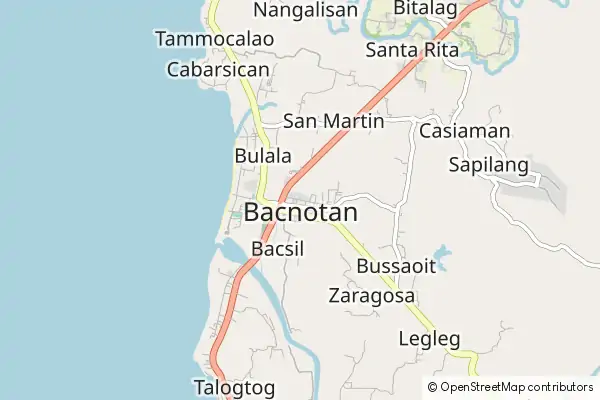 Mapa Bacnotan