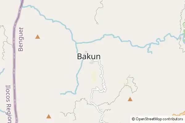 Mapa Bakun