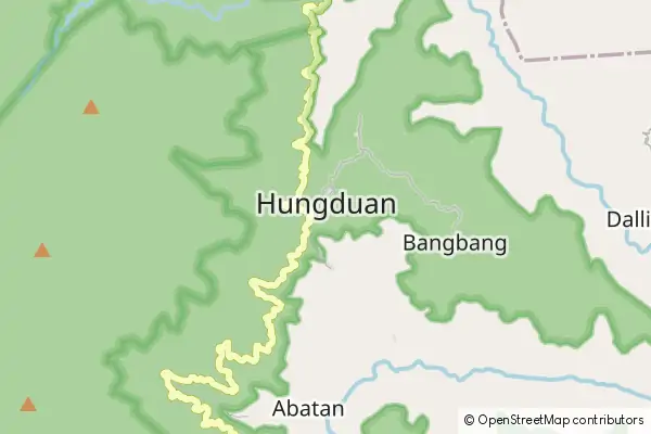 Mapa Hungduan