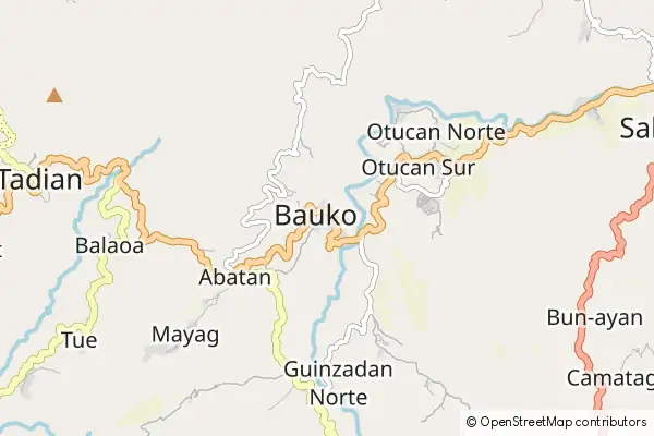 Mapa Bauko