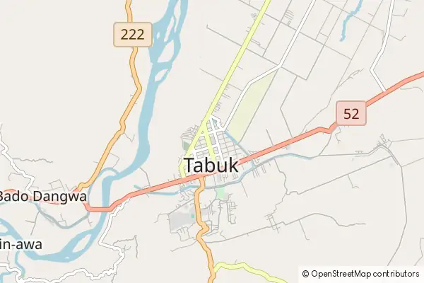 Mapa Tabuk