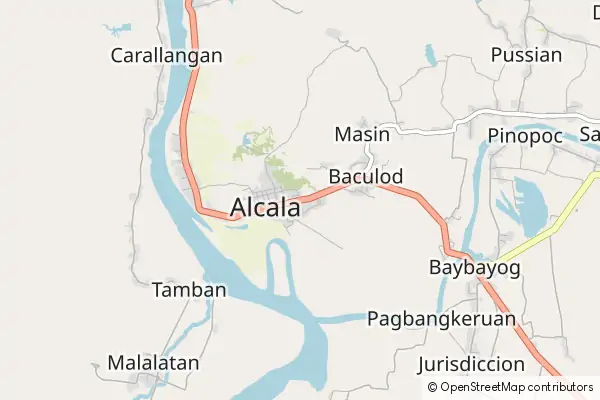 Mapa: Alcala • © OpenStreetMap contributors Mapa Alcala
