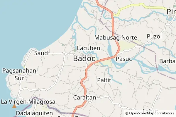 Mapa Badoc