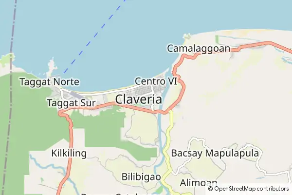 Mapa Claveria