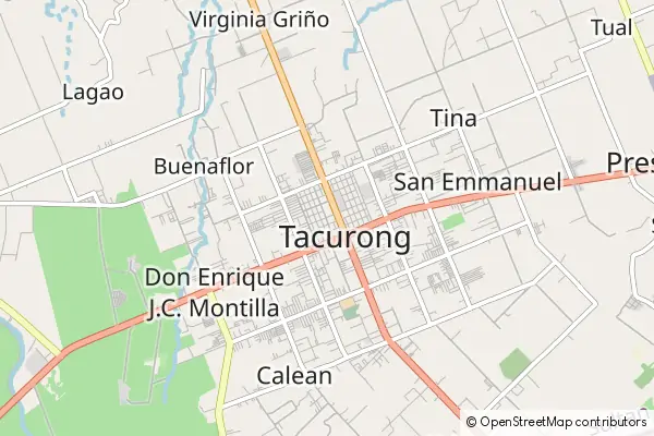 Mapa Tacurong