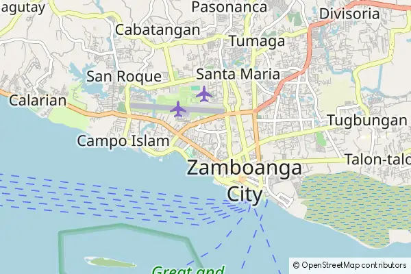 Mapa Zamboanga City