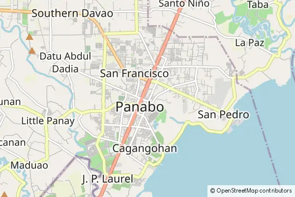 Mapa Panabo City
