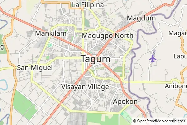 Mapa Tagum City