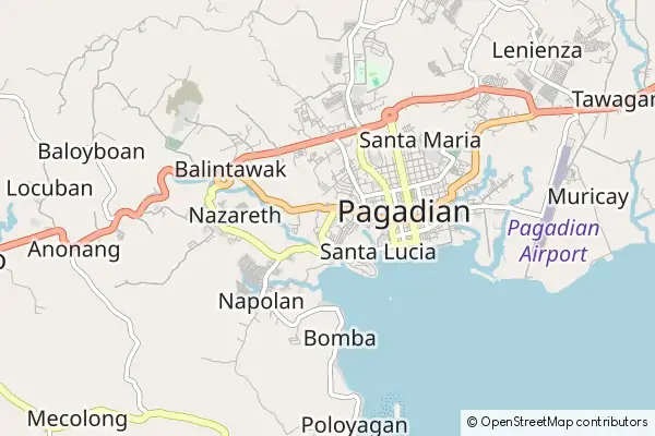 Mapa Pagadian City