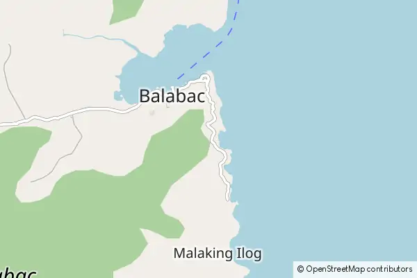 Mapa Balabac