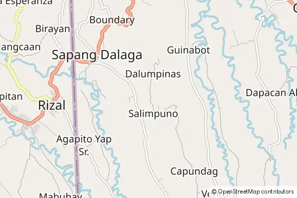 Mapa Sapang Dalaga