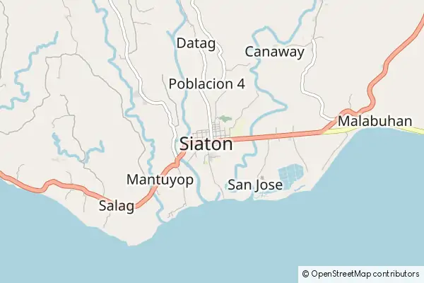 Mapa Siaton