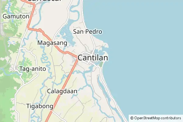 Mapa Cantilan