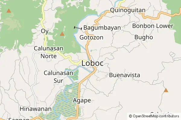 Mapa Loboc