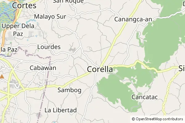 Mapa Corella