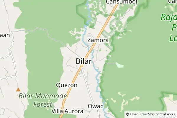 Mapa Bilar