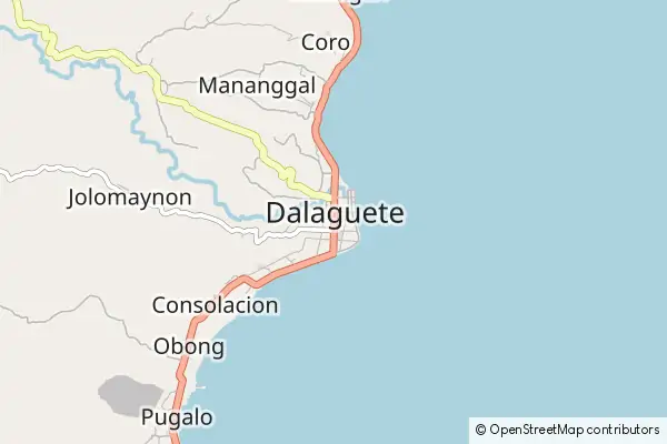 Mapa Dalaguete