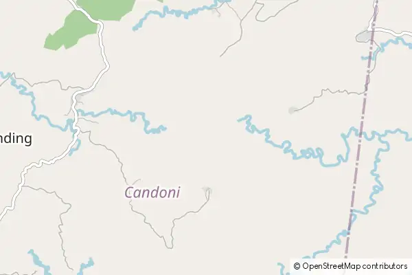 Mapa Candoni