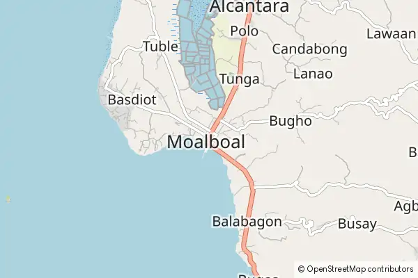 Mapa Moalboal