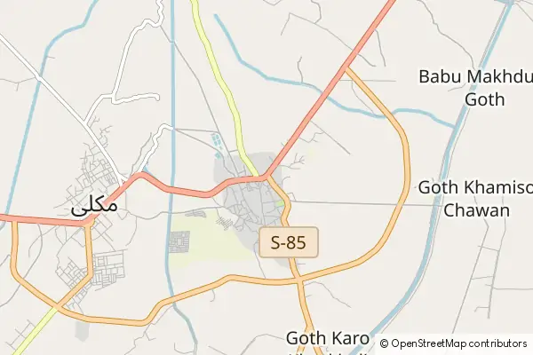 Mapa Thatta