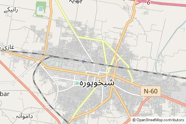 Mapa Sheikhupura