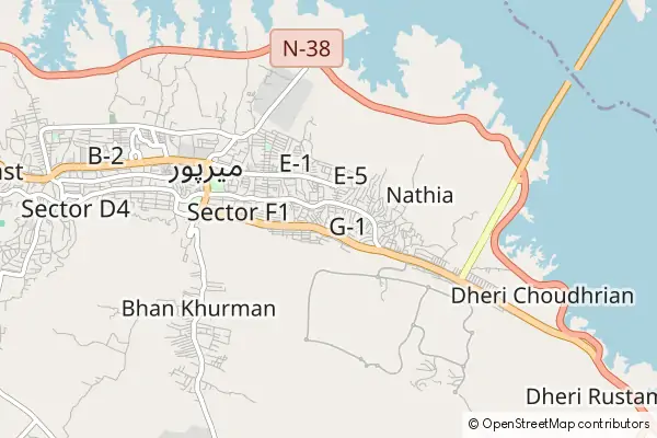 Mapa Mirpur