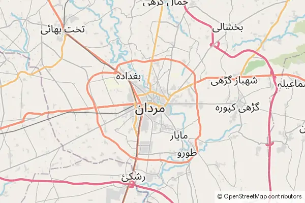 Mapa Mardan