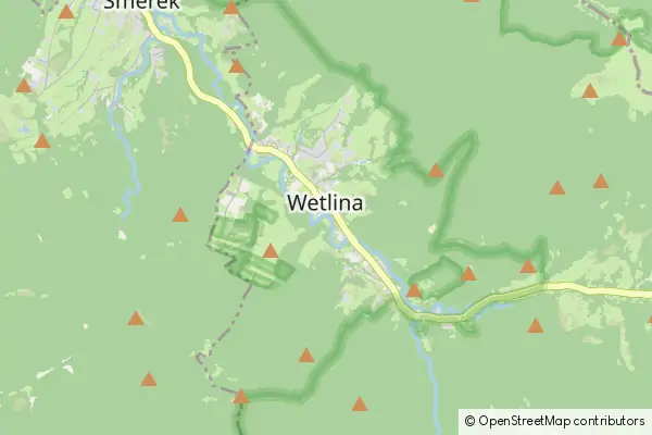 Mapa Wetlina