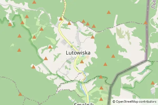 Mapa Lutowiska